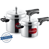 BlueBerrys 5 L, 3 L Induction Bottom Pressure Cooker