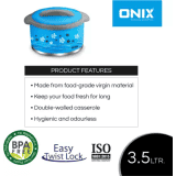 INSULATED OREO 3500 ONIX:CASSEROLE