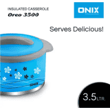 INSULATED OREO 3500 ONIX:CASSEROLE
