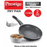 Prestige omega deluxe granite fry pan 240mm Induction Bottom Non-Stick Coated Cookware Set  | Aluminium