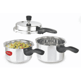 Pigeon Mini combi Aluminium Pressure Cooker | 2+3 L