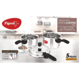 Pigeon Mini combi Aluminium Pressure Cooker | 2+3 L