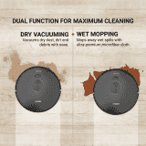 Eureka Forbes Robotic LVac Voice Pro Vacuum Cleaner | Smart Voice Control | Black | Black | LVac Voice Pro
