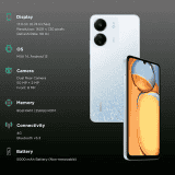 Redmi 13C | 8GB RAM | 256GB |  Starfrost White
