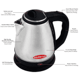 Blueberrys Premium 2023 Special 1.8 Liter 1500 Watt Stainless Steel Electric Kettle