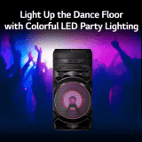 LG XBOOM RNC5 Party Speaker | Multi Color Lighting | Black