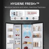 LG Side by Side Refrigerator with Smart Diagnosis | 655 L | GL-B257EESX | Ebony Sheen