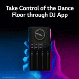 LG XBOOM RNC5 Party Speaker | Multi Color Lighting | Black