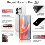 Redmi Note 13 Pro 5G | 12 GB | 256 GB | Arctic White