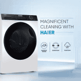 Haier HW80-IM12929C |Super Drum Inverter | Washing Machine Fully Automatic Front Load | 8 kg