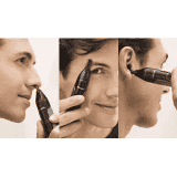 PHILIPS NT3650/16 NOSE TRIMMER Trimmer 240 min Runtime 3 Length Settings  | Grey, Black |
