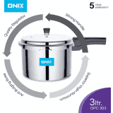 Onix OPC 303 N Aluminium Pressure Cooker | 3 L