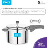 Onix OPC 303 N Aluminium Pressure Cooker | 3 L