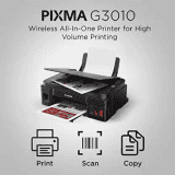 Canon Pixma G3010 Multi-function WiFi Color Ink Tank Printer