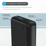 Portronics Power Brick II 20K 20000mAh Power Bank  | POR-1217 |