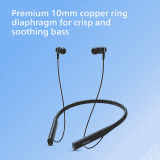 Philips Audio TAN4207BK | WIRELESS NECKBAND | Magnetic Ear Tips for Tangle Free Experience | Black