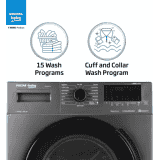 Voltas Beko by A Tata | WFL6512VTMP |  Fully Automatic Front Load Washing Machine with In-built Heater | 6.5 kg