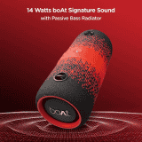 boAt Stone 1200F Bluetooth Speaker | upto 9 Hours Battery | IPX7 & RGB LEDs | 14 W | Black Raptor