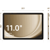 SAMSUNG Galaxy Tab A9+ 4 GB RAM 64 GB ROM | Wi-Fi+5G Tablet | Dark Blue | SM-X216BDBAINS