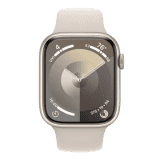 APPLE WATCH SERIES 9 45MM CEL |  Starlight Sport Band | Starlight Aluminium