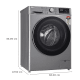 LG Fully Automatic Front Load Washing Machine | 10 kg | 5 Star | Platinum Silver | FHP1410Z7P APSQEIL