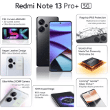Redmi Note 13 Pro+ 5G | 12 GB | 512 GB | Fusion Black