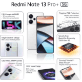 Redmi Note 13 Pro+ 5G | 8 GB | 256 GB | Fusion White
