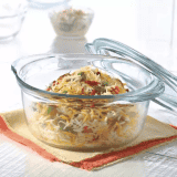 BOROSIL Deep Round Casserole | 1.2 L