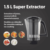 PREETHI STEELE SUPREME | MG-208 | 5Y 750W | MIXER GRINDER
