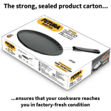 Hawkins Futura Nonstick Flat Tava | 26 cm | 4.88 mm | Black | NFT26P