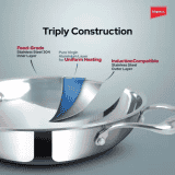 IMPEX TKM2016 |  Triply Stainless Steel | 3 Pcs  | Cookware Set