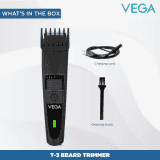 VEGA VHTH 19 | T3 BEARD TRIMMER | BLACK