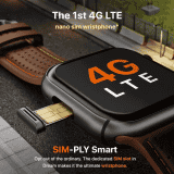 Fire-Boltt Dream Wi-Fi+4G SIM Android OS WristPhone Smartwatch | Sky Sizzle