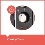 Black+Decker Oven Toaster Grill OTG  with Rotisserie & Convection for Grilling & Baking | 48 L | Full Stainless Steel | BXT04801IN | 2000W | Black,Grey |