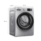Whirlpool Washing Machine | 7 Kg | 5 Star | Majestic Silver | 33010 EXPERT CARE XS7012BYS