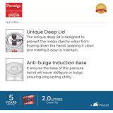 PRESTIGE | SVACHH NAKSHATRA PLUS | HANDI 2L 10755 | PRESSURE COOKER