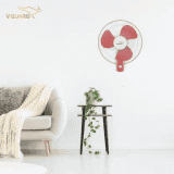 V-Guard Finesta STD Plus Wall Fan | 3 Blade | 400 mm | White Red