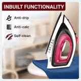 Pigeon Vigor Max Steam Iron Box | Red 1600 W