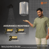 ORIENT | EVAPRO PC | 6L WATER HEATER | SILVER FINISH
