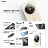 realme 12 Pro 5G | 8 GB RAM | 256 GB | Navigator Beige