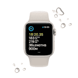 Apple Watch SE 2nd Gen | 40mm | Aluminium Case Starlight Sport Band (M/L) | Starlight
