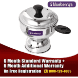 BlueBerrys Stainless Steel | Chiratta Puttu Maker with Lid and Pressure Cooker