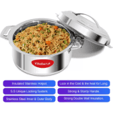 BlueBerrys Hotpot Casserole Cookware | 5000ml | Stainless Steel