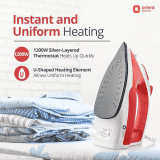 Orient Electric FabriFeel | 1200 Watt Steam | Iron Box