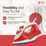 Orient Electric FabriFeel | 1200 Watt Steam | Iron Box