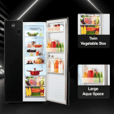 Godrej Side-By-Side Refrigerator | RS EONVELVET 579 RFD GL BK  | 564 L | Frost Free | Glass Black