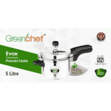 Greenchef Evok  | Strong Aluminium Pressure Cooker | 5 L