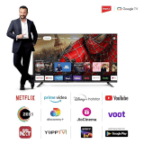 Impex  UHD Google  LED TV evoQ  | 139 cm (55 inch)  | Android 11 | HDR | Black | 55S4RLD2