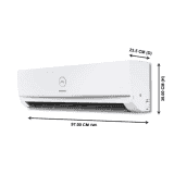 Godrej Star Inverter Split AC | SIC 18TTC3-GWD  | 1.5 Ton/3 Star| White
