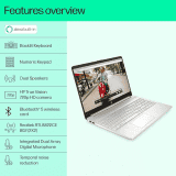 HP Laptop | 15s-fr5010TU | 12th Gen Intel Core i5 1235U | 15.6 inch | 8GB/512 GB/Intel Iris Xᵉ Graphics/Win 11/Dual Speakers/Backlit KB | Natural Silver